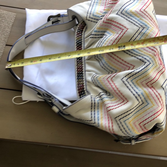 Fendi doctors borsa bag multi color stitching - Picture 16 of 16